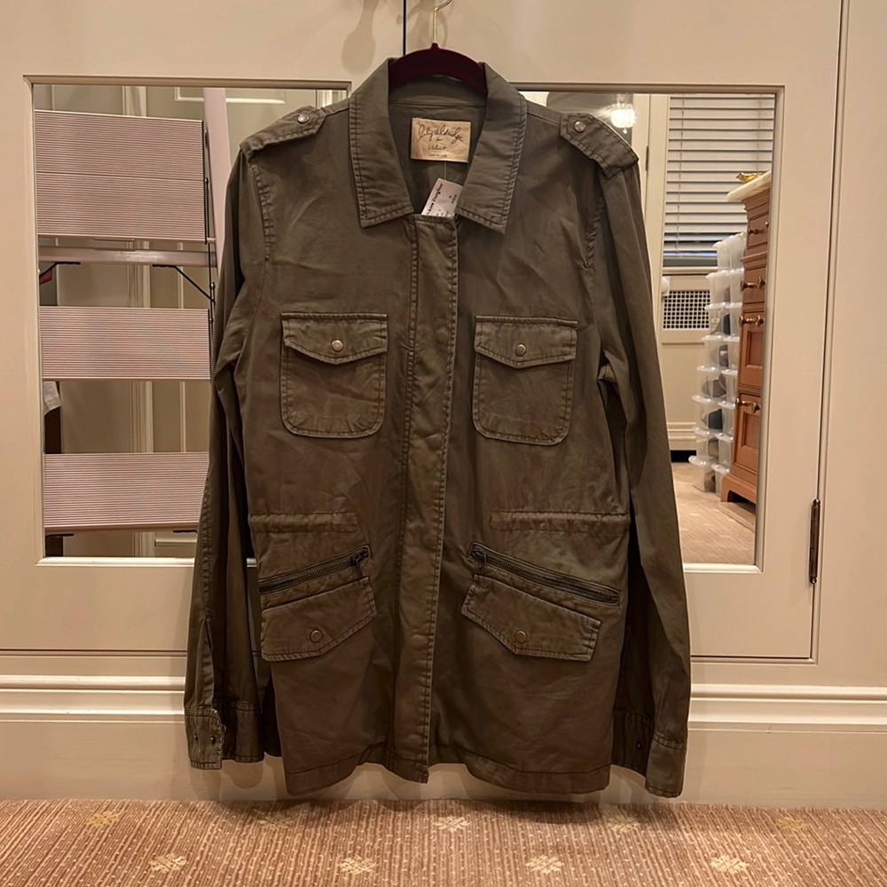 Velvet x Lily Aldridge jacket camo green
